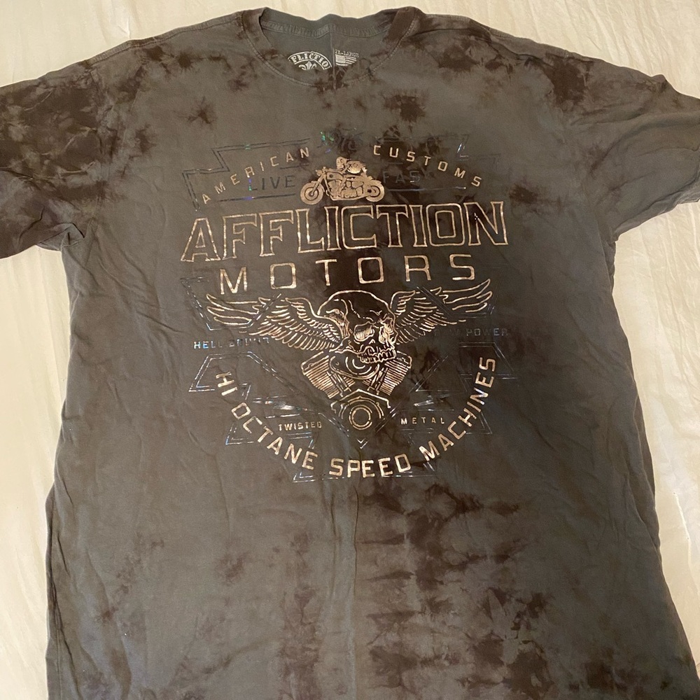 Affliction Grey Tshirt
